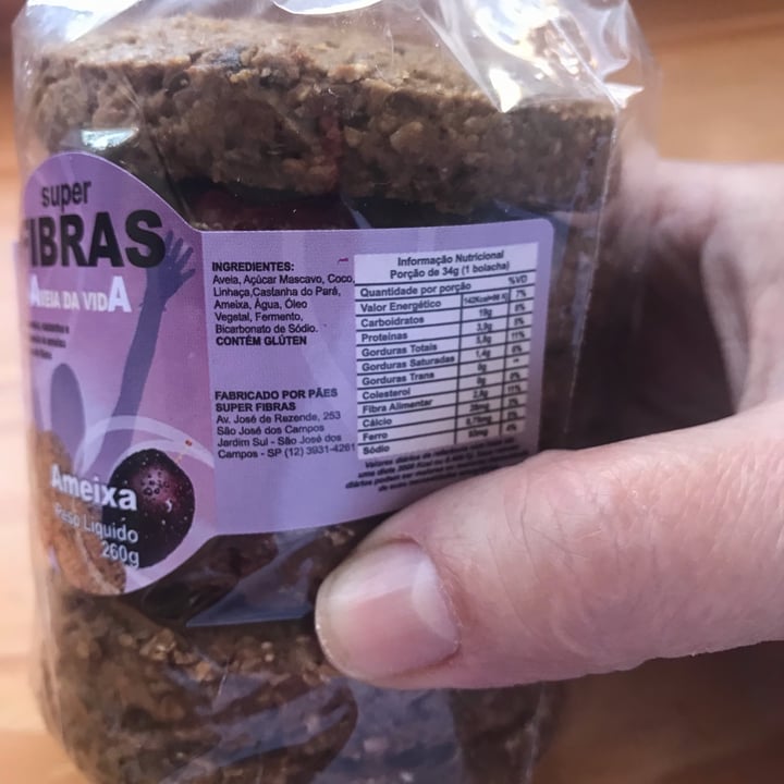 review photo of Super Fibra Bolacha de Aveia e Ameixa shared by @silscheid on 07 Jul 2022 - review