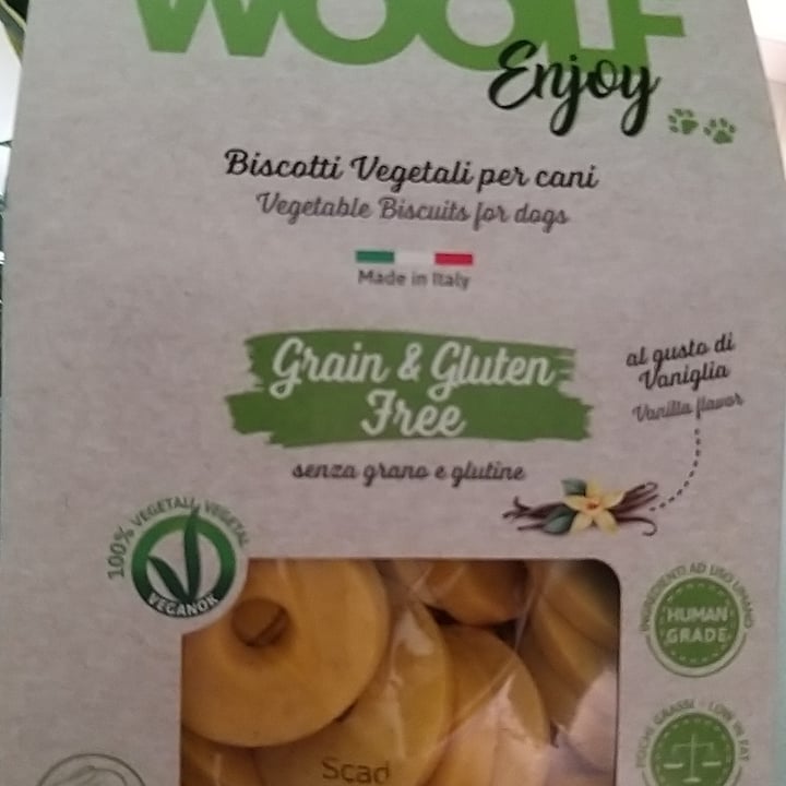 review photo of woolf enjoy Biscotti vegetali per cani-gusto vaniglia shared by @gsll on 04 Sep 2022 - review
