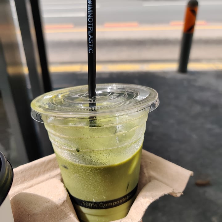 photo of Narrative Coffee Stand Iced dirty matcha (Oat) shared by @fourdollars on  13 Jun 2021 - review
