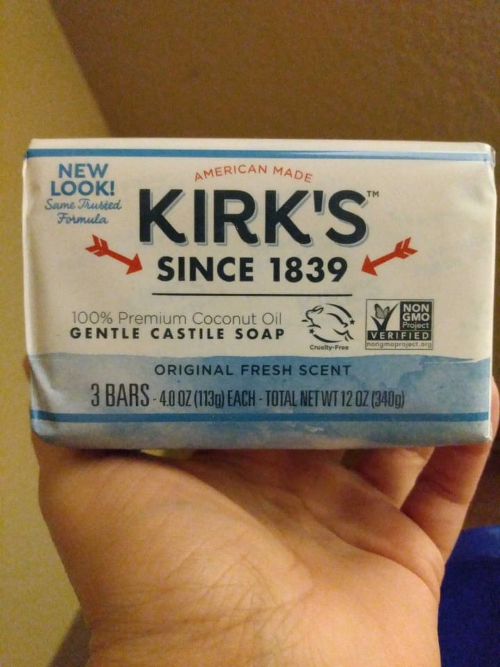 review photo of Kirk's Soap Gentle Castile Soap shared by @jordandlaine on 10 Dec 2019 - review