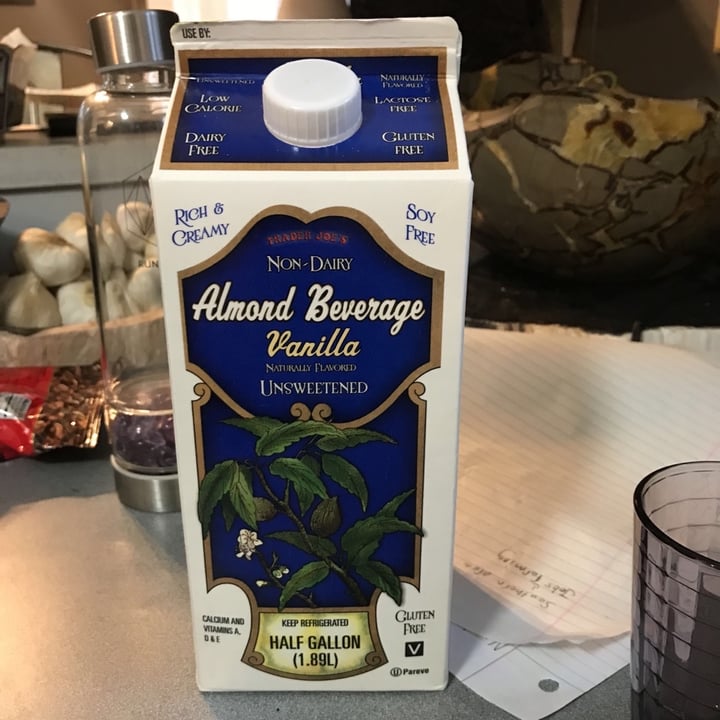 photo of Trader Joe's Almond Beverage Vanilla shared by @shira on  05 Feb 2020 - review