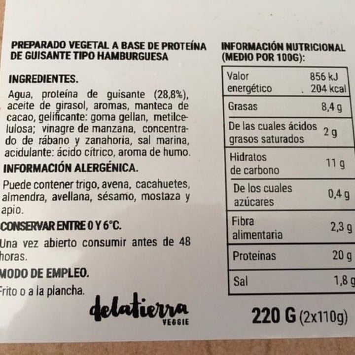 photo of delatierra Very Burger shared by @valeriagarcia on  01 Sep 2020 - review