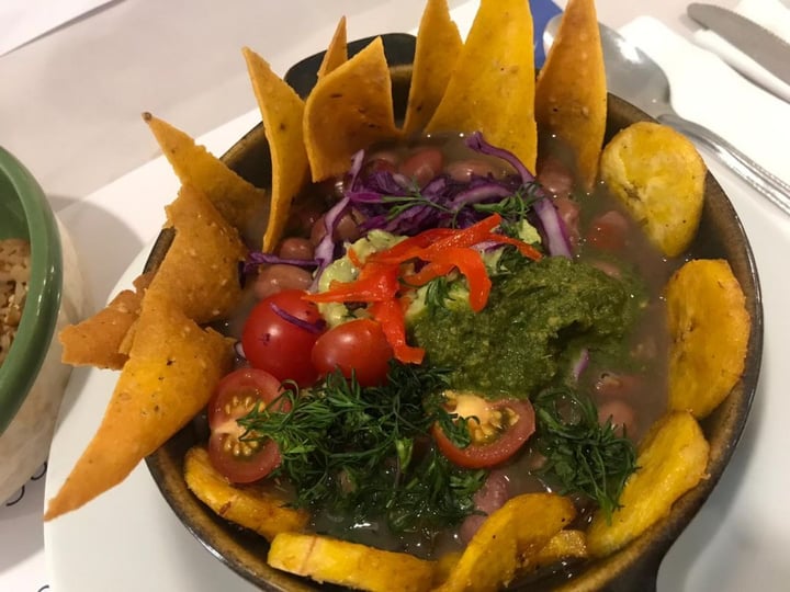 review photo of Caballete & Berenjena Vegan Food Panchos en cazuela. shared by @juvimo on 17 Aug 2019 - review