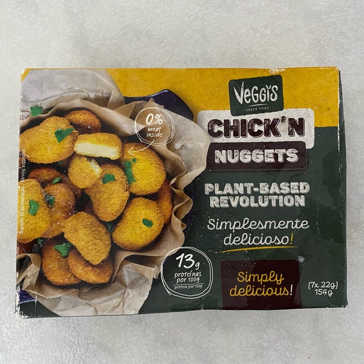 photo of Veggis Chick'n Nuggets shared by @nicolematos on  18 Dec 2021 - review