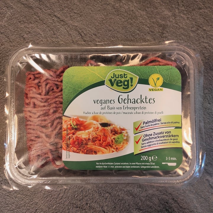 photo of Just Veg! (ALDI Italy) Veganes gehaktes (macinato) shared by @thekindseed on  18 Oct 2021 - review