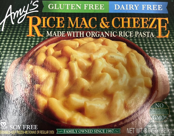 photo of Amy’s Vegan Organic Rice Mac & Cheeze shared by @kingissy on  07 Mar 2019 - review