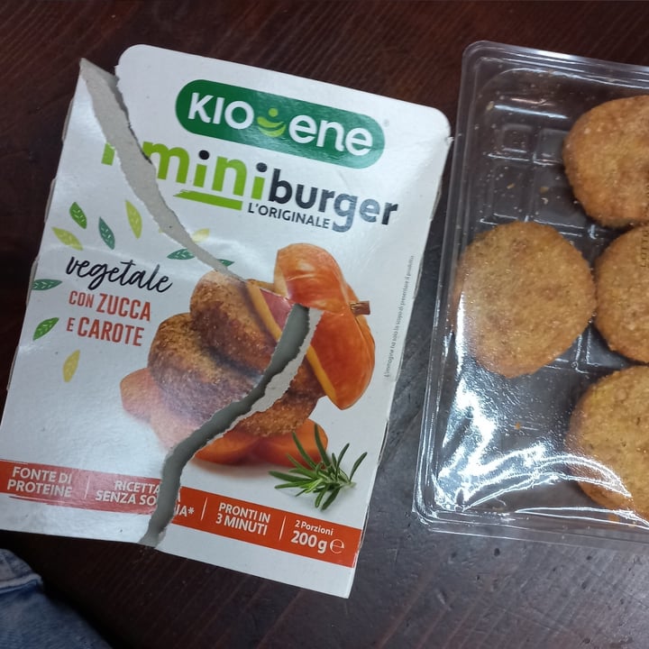 photo of Kioene mini burger carota e zucca shared by @ariab on  25 Jun 2022 - review