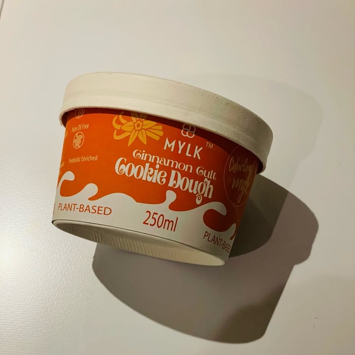 review photo of Mylk Ice Cream Cinnamon Cult Cookie Dough shared by @theveganlifeza on 26 Jun 2022 - review