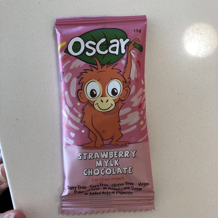 photo of The Chocolate Yogi Oscar Strawberry Mylk Chocolate shared by @marissageorge on  11 Nov 2020 - review