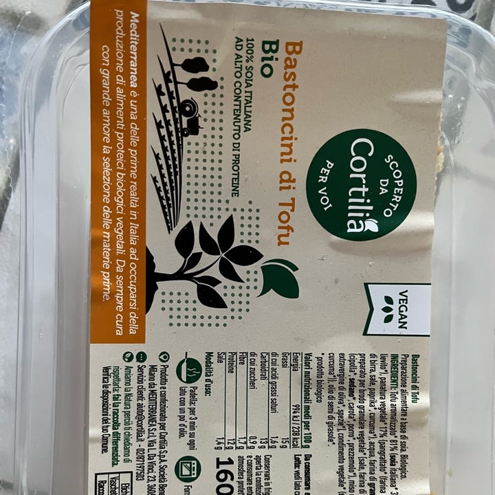 review photo of Mediterranea Bastoncini di Tofu shared by @silviaiapello-veg on 08 Nov 2022 - review