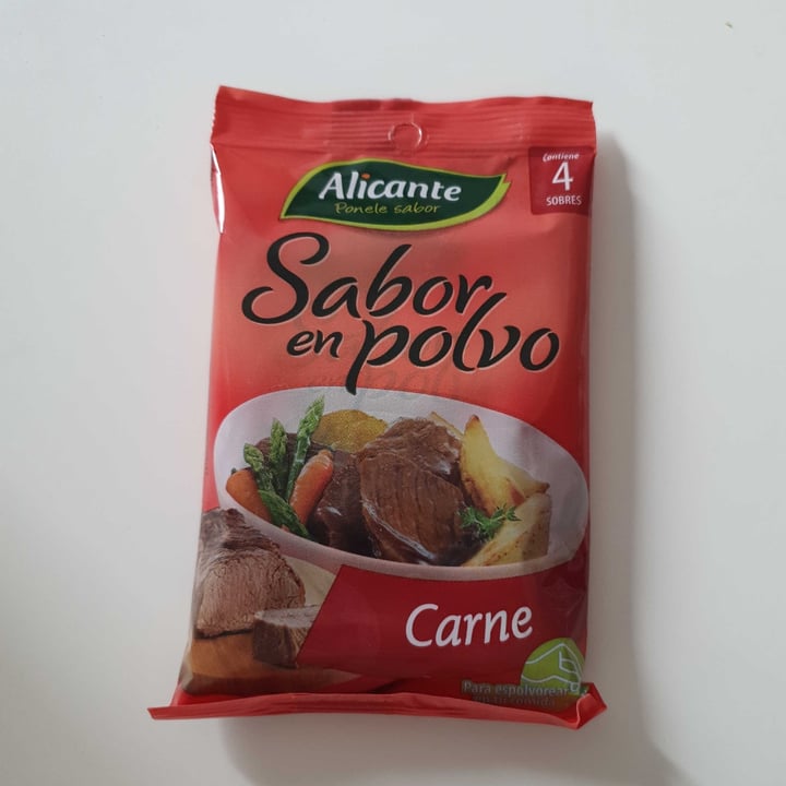 photo of Alicante Sabor en Polvo Carne shared by @soyvelen on  23 Oct 2020 - review