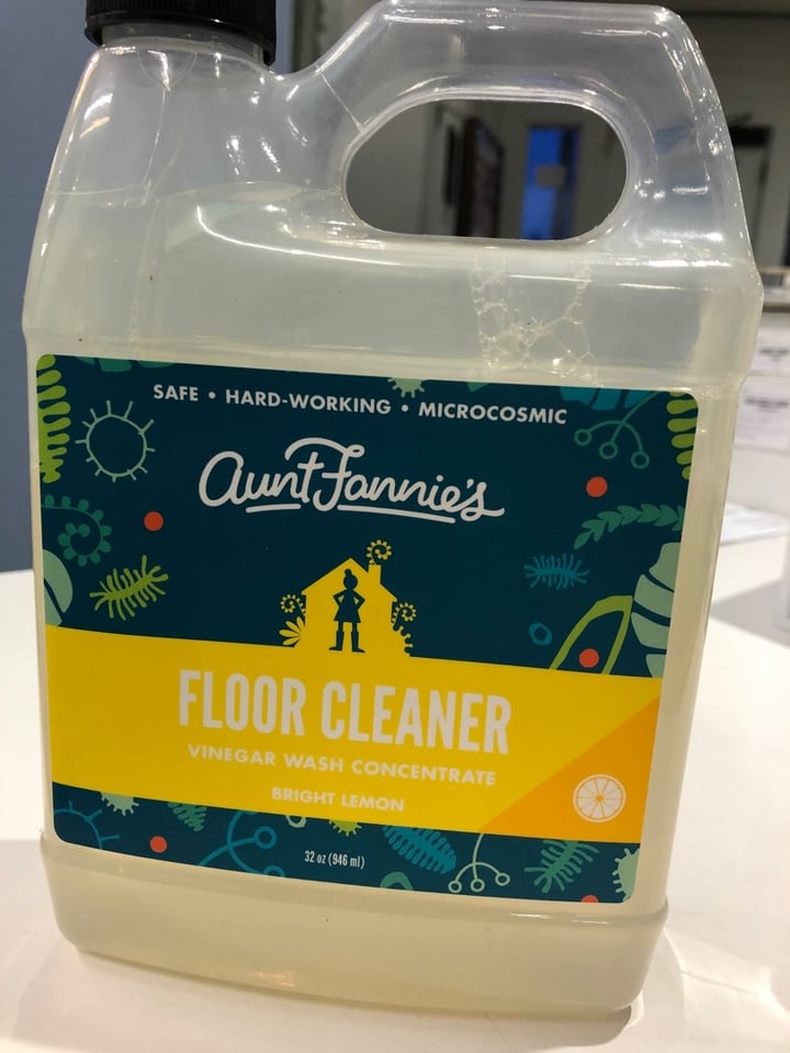 Aunt Fannie's Vinegar Wash Floor Cleaner - Bright Lemon (32 oz)