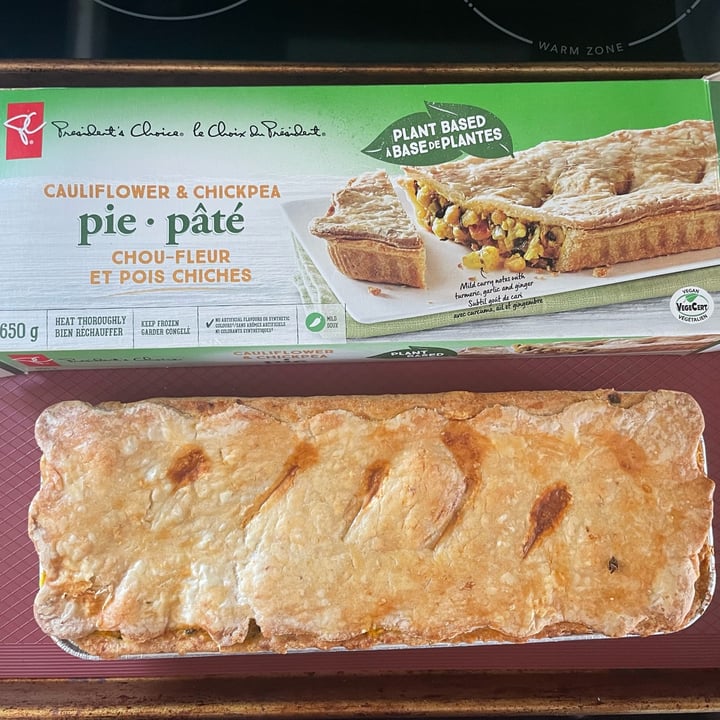 review photo of PC President’s Choice Cauliflower & Chickpea Pie shared by @bjvn on 30 Mar 2022 - review