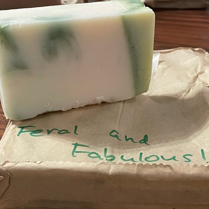 photo of Odd Man Inn Swamp Soap Feral And Fabulous (white tea mint) shared by @chiefwhitepaw on  27 May 2022 - review