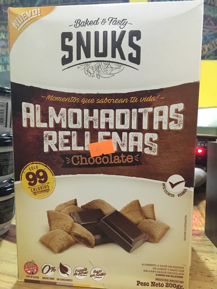 photo of Snuks Almohaditas Rellenas de Chocolate shared by @nicolastik on  06 Aug 2019 - review