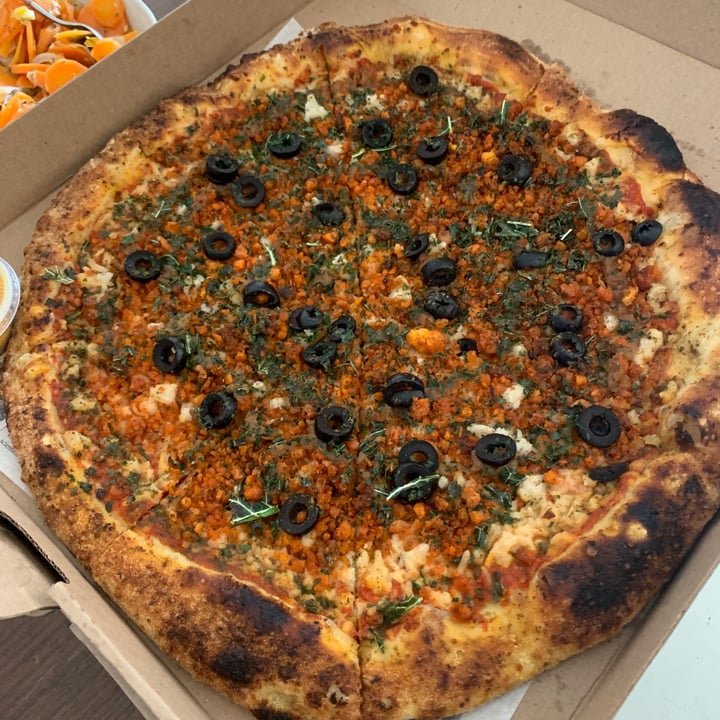 photo of Marcello's plant based pizza Butcher’s Pizza shared by @jebuz on  01 Feb 2021 - review