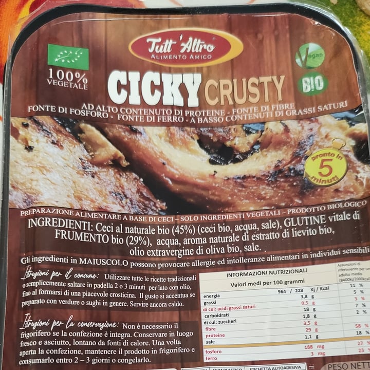 photo of TUTT' ALTRO Alimento Amico Ciky Crusty shared by @ale85 on  25 Jun 2022 - review