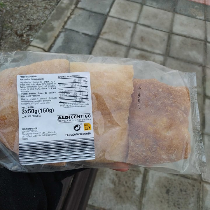 photo of ALDI pan cristal shared by @pitufa on  08 Mar 2021 - review