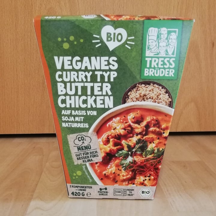 photo of Tress Brüder Veganes Curry Typ Butter Chicken shared by @mareikeks on  24 Dec 2020 - review