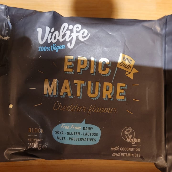 photo of Violife Violife Extra Mature Cheddar shared by @abigailp on  09 Jan 2022 - review