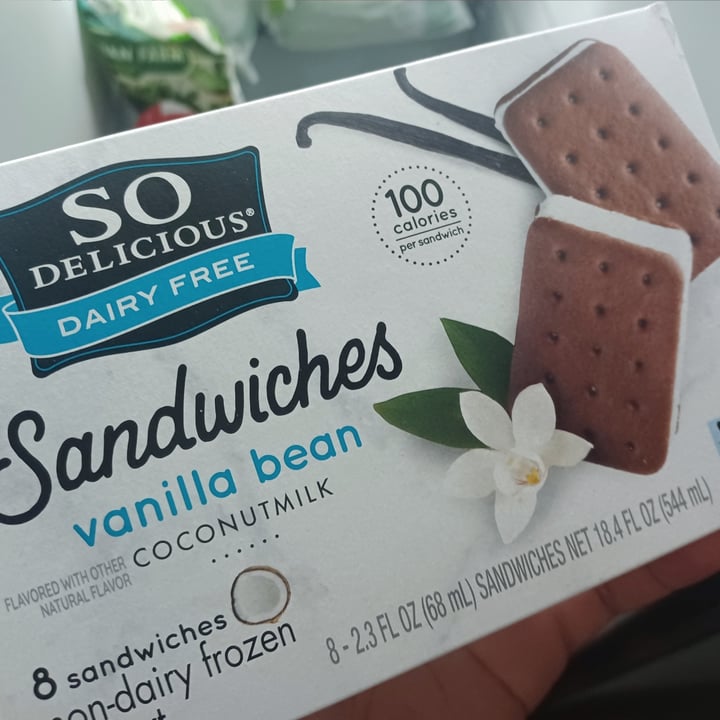 review photo of So Delicious Dairy Free Sandwiches Coconut Coconutmilk Ice Cream shared by @darkflamemasterjaden on 22 Oct 2022 - review
