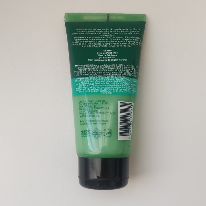 photo of Panvel Faces Tea Tree Gel Hidratante shared by @acamilapires on  20 Jul 2021 - review