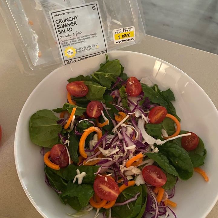 photo of Woolworths Food Crunchy Summer Salad shared by @plantbasedstorm on  31 Oct 2021 - review