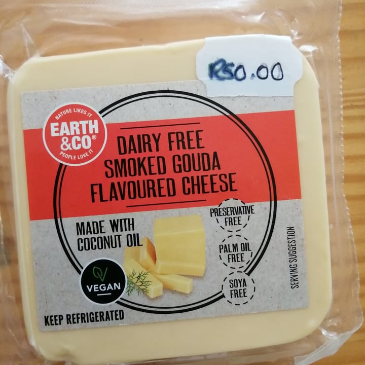 photo of Earth & Co Dairy Free Smoked Gouda Flavoured Cheese shared by @nickyv on  30 Jan 2021 - review