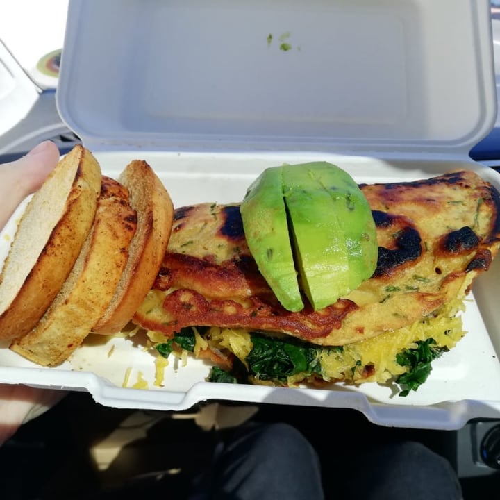 photo of The Courtyard Café Courtyard vegan omelette shared by @provegza on  26 Aug 2020 - review