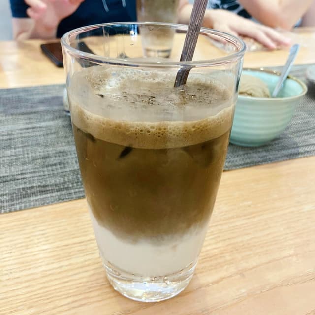 「Hojicha Latte」の料理の写真