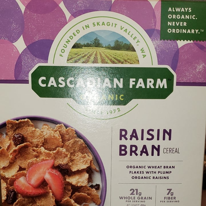 photo of Cascadian Farm Raisin Bran shared by @wigglesme on  03 Jun 2020 - review