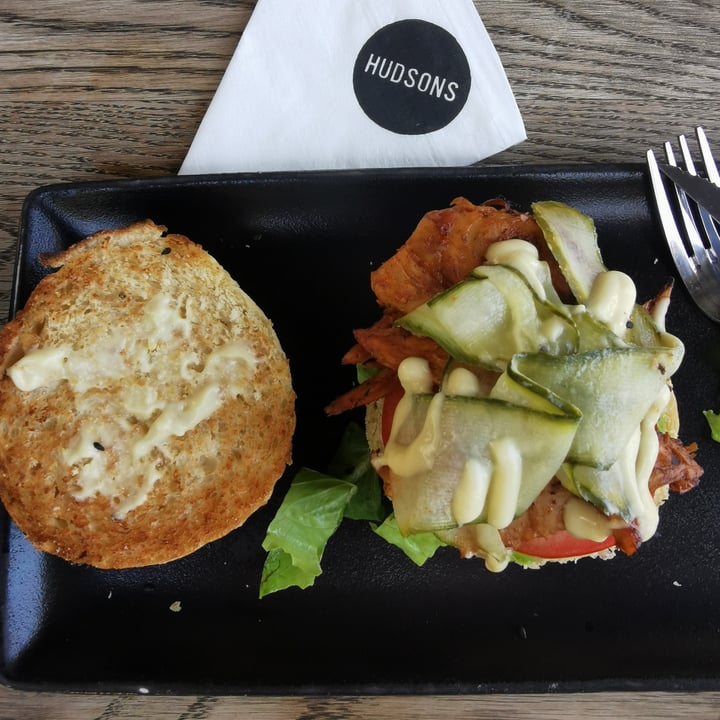 photo of Hudsons The Burger Joint (Claremont) The Frontline Worker Burger shared by @biancaleejardim on  15 Jan 2021 - review