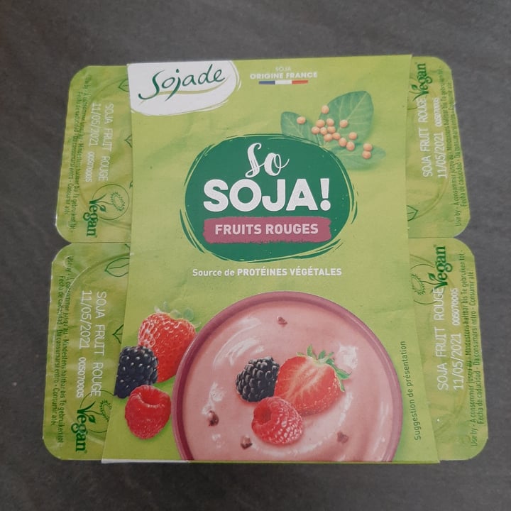photo of Sojade So Soja! Fruits Rouges Soya Yogurt alternative shared by @marte on  02 May 2021 - review