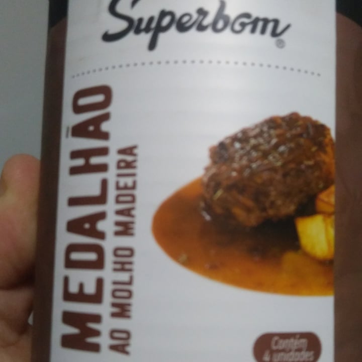 photo of Superbom Medalhão Ao Molho Madeira (Soy/Gluten Meat With Wooden Sauce) shared by @cassiabaptista on  23 Apr 2022 - review