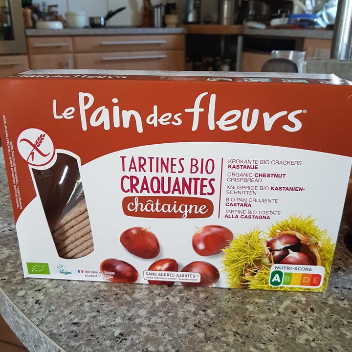 photo of Le Pain des Fleurs Tartines bio craquantes châtaigne shared by @grecha on  23 May 2021 - review