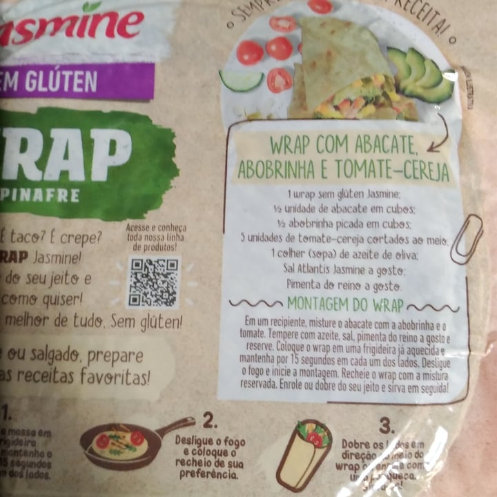 review photo of Jasmine wrap de espinafre shared by @bianaomi on 08 Oct 2022 - review