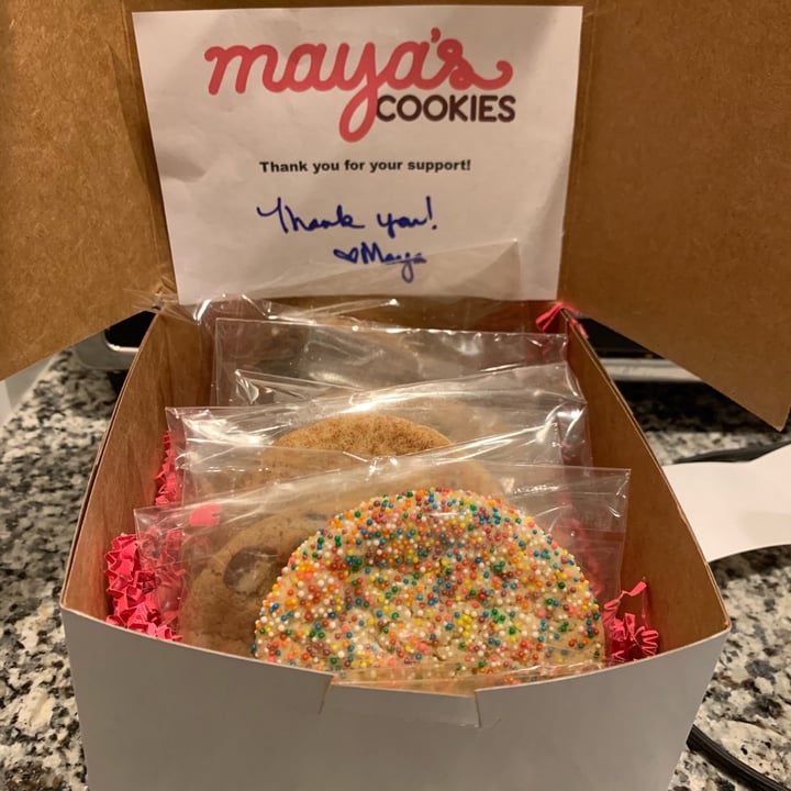 photo of Maya's Cookies Cookie Box shared by @sedrew1 on  01 Nov 2020 - review