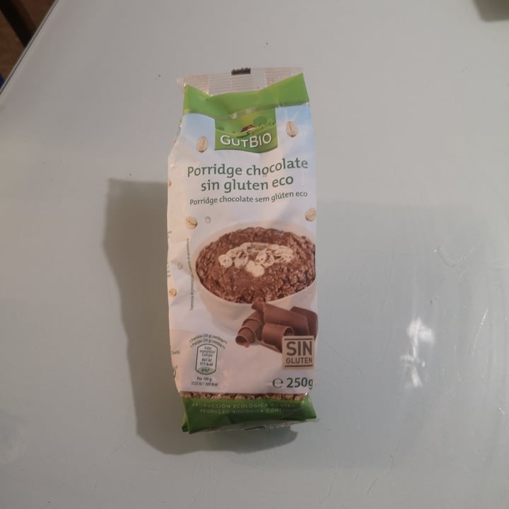 photo of GutBio Porridge chocolate sin gluten eco shared by @veganaborroka on  30 Sep 2021 - review