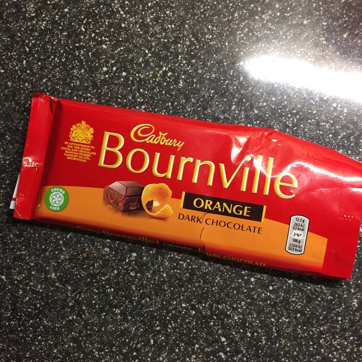 photo of Bournville Dark Chocolate Orange shared by @jxdestevexson on  16 Jan 2021 - review