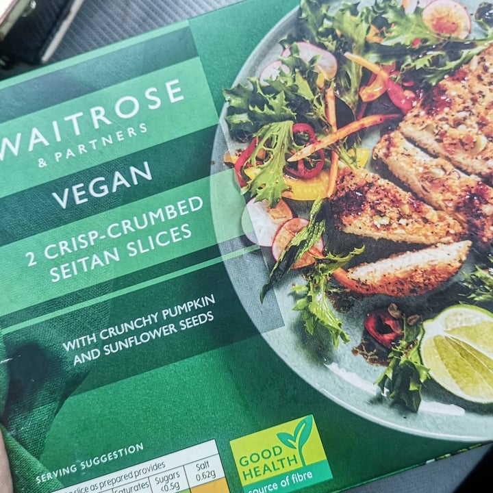 photo of Waitrose Crisp Crumbed Seitan Slices shared by @pixiechick on  05 Dec 2020 - review