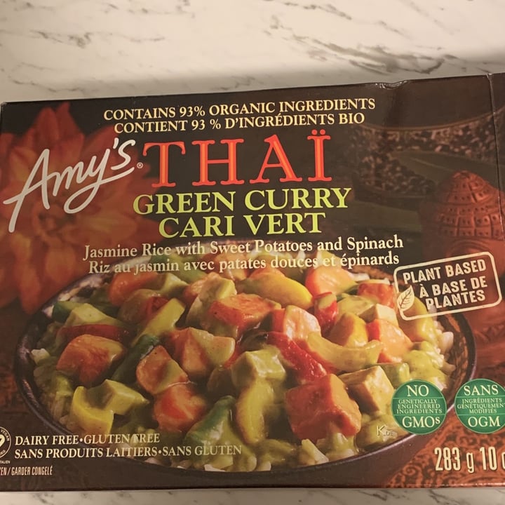 photo of Amy’s Thai Green Curry shared by @claud on  11 May 2022 - review