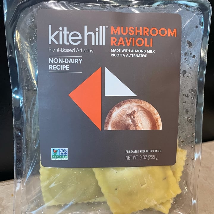 photo of Kite Hill Mushroom Ravioli shared by @veggietable on  24 Feb 2022 - review