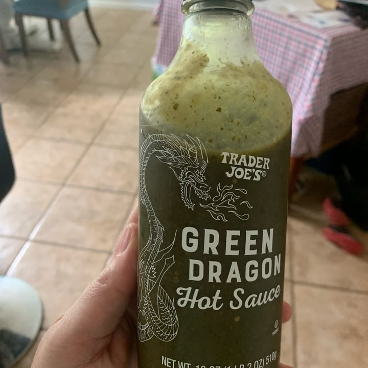 photo of Trader Joe's Green Dragon Hot Sauce shared by @nikkidavisarmstrong on  27 May 2022 - review