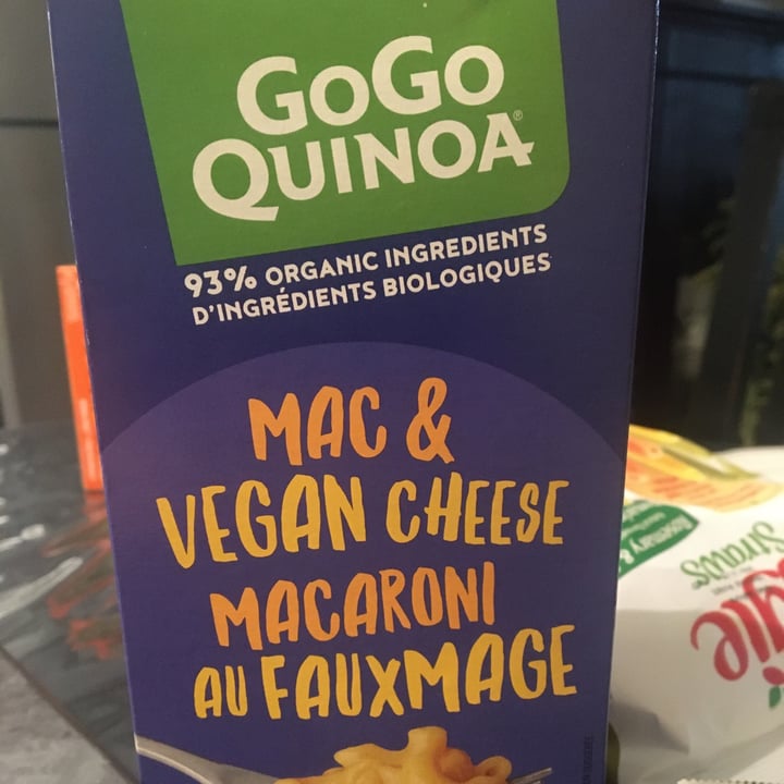 photo of GoGo Quinoa Mac and cheese shared by @melodiepaquetanimals on  29 May 2021 - review