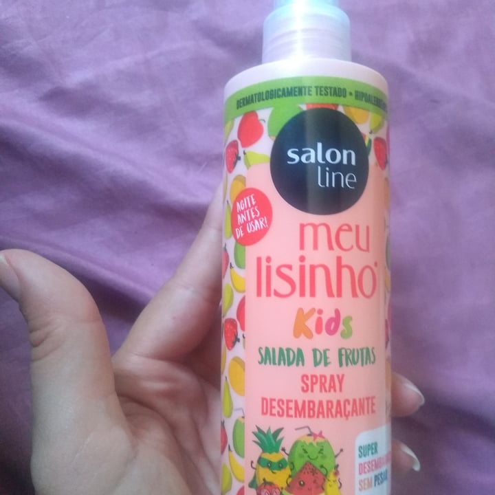 photo of Salon line Spray Desembaraçante Meu lisinho shared by @priscillacoelho on  13 Dec 2022 - review