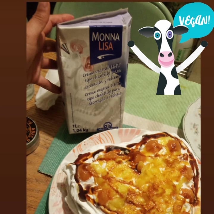 review photo of Monna lisa Crema Vegetal tipo Chantilly shared by @pazliv on 30 May 2021 - review