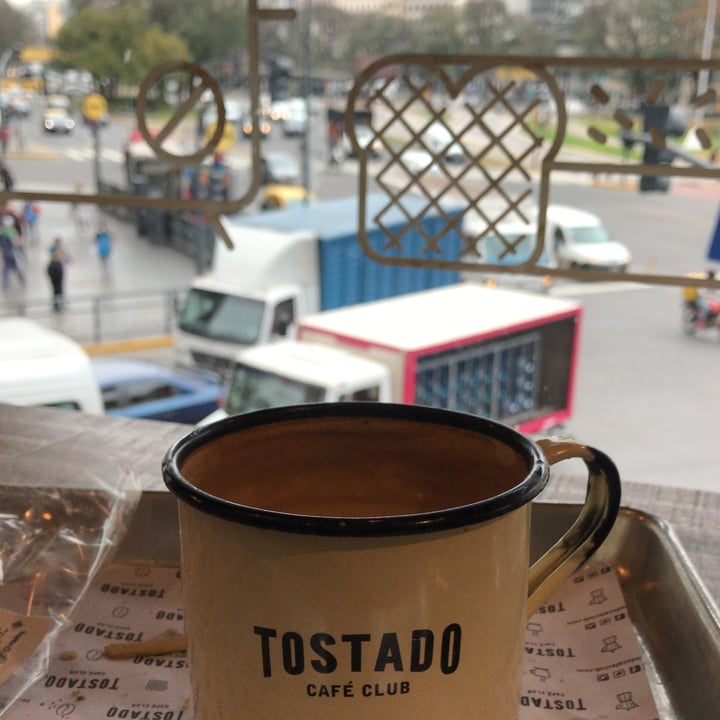 photo of Tostado Café Club - Obelisco Café con leche de almendras shared by @jjazcuello on  27 Sep 2021 - review