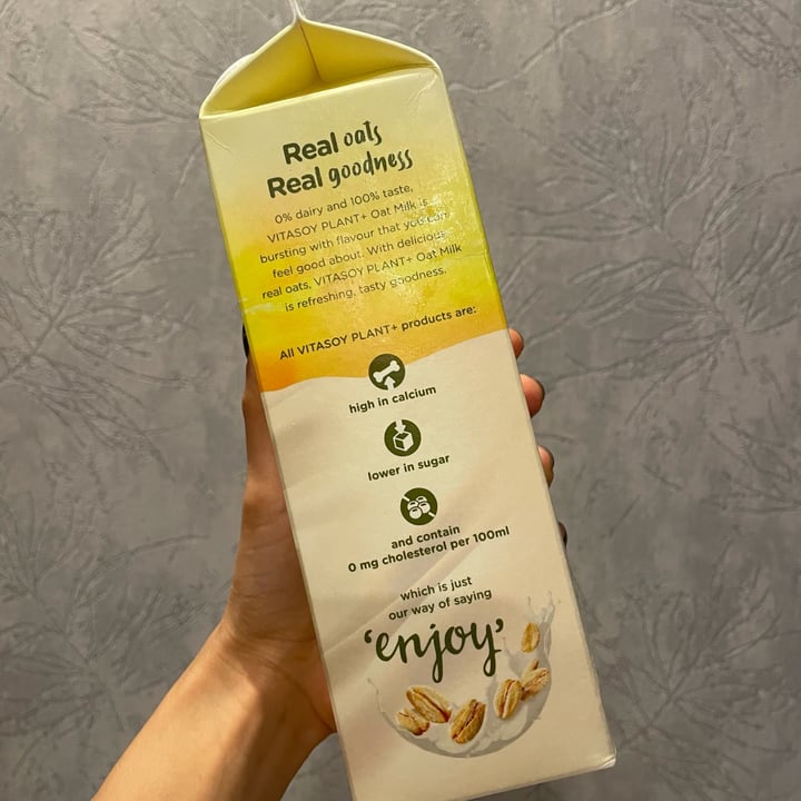 photo of Vitasoy Plant+ Oat milk shared by @suncheetahh on  02 Mar 2022 - review