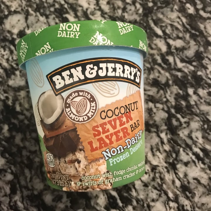 review photo of Ben & Jerry's Coconut Seven Layer Bar Non-Dairy Frozen Dessert shared by @ariannap on 23 Mar 2022 - review