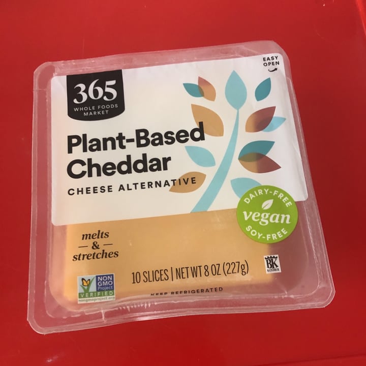 review photo of 365 Whole Foods Market Plant-Based Cheddar shared by @myhappyveganlife on 07 Jul 2021 - review